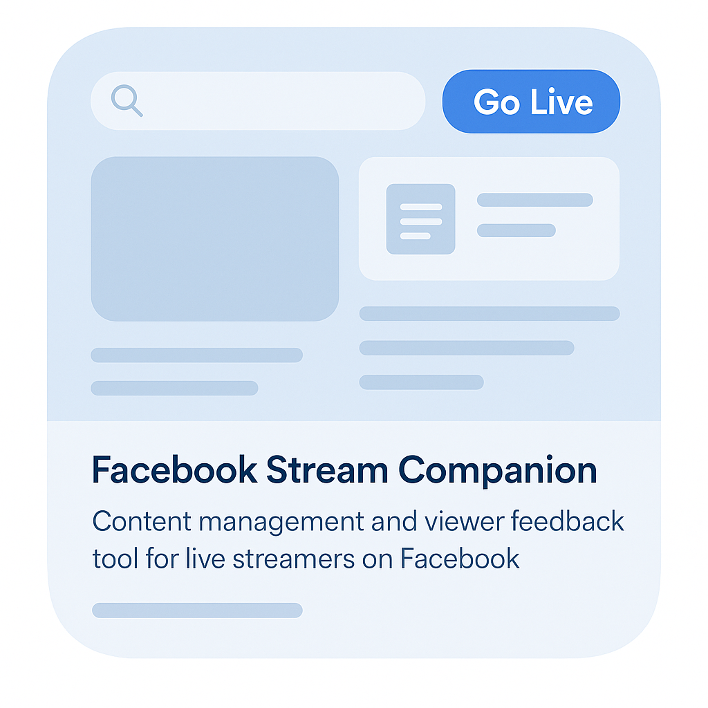 Facebook Stream Companion
