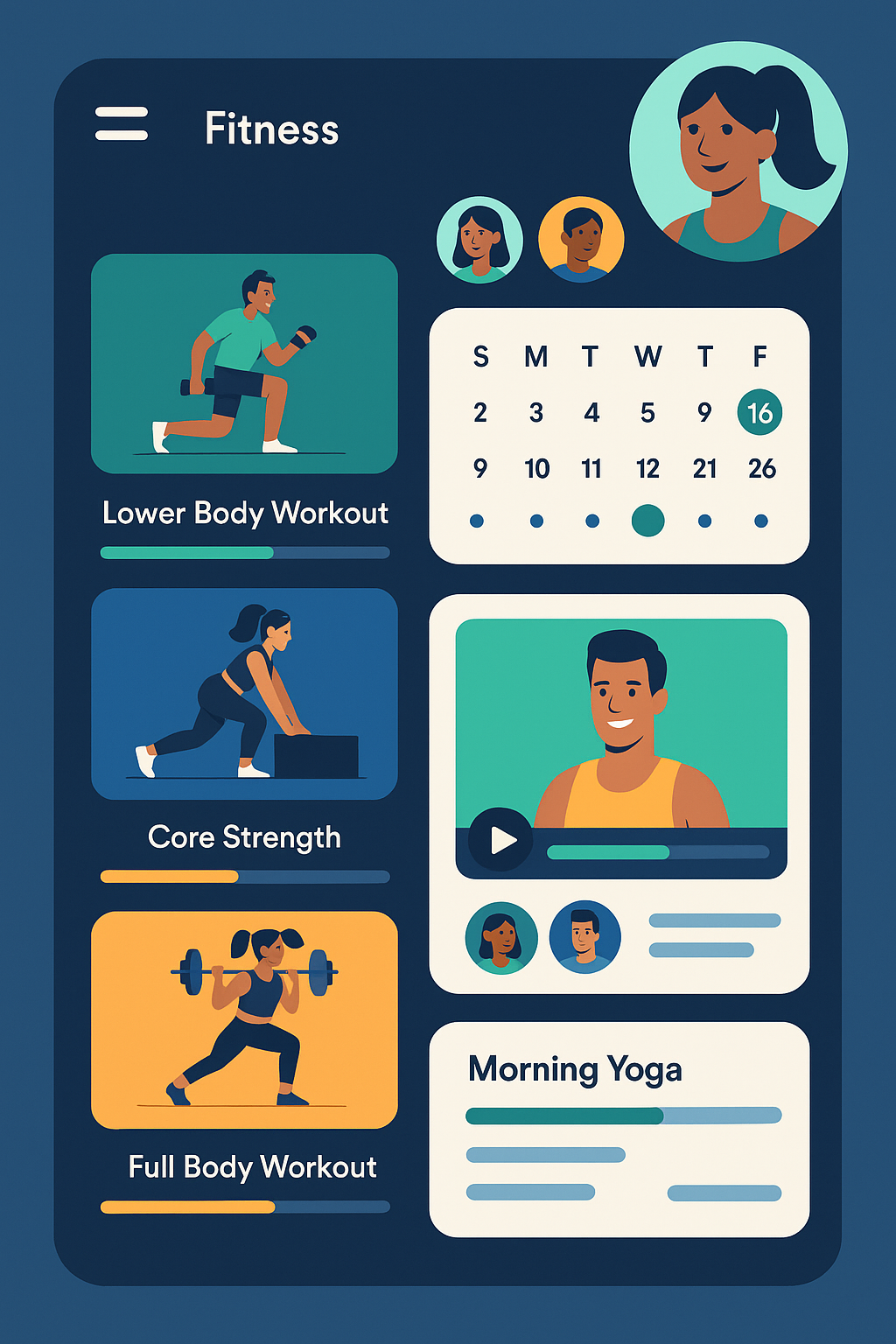 Fitness Creator App