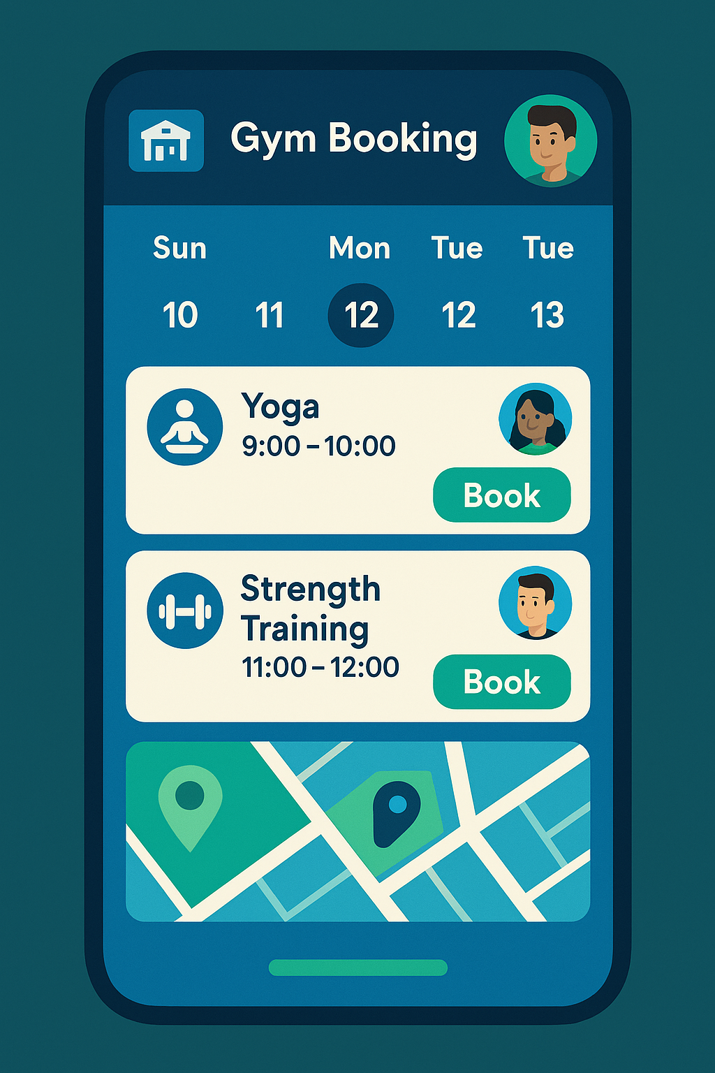 Gym Booking App