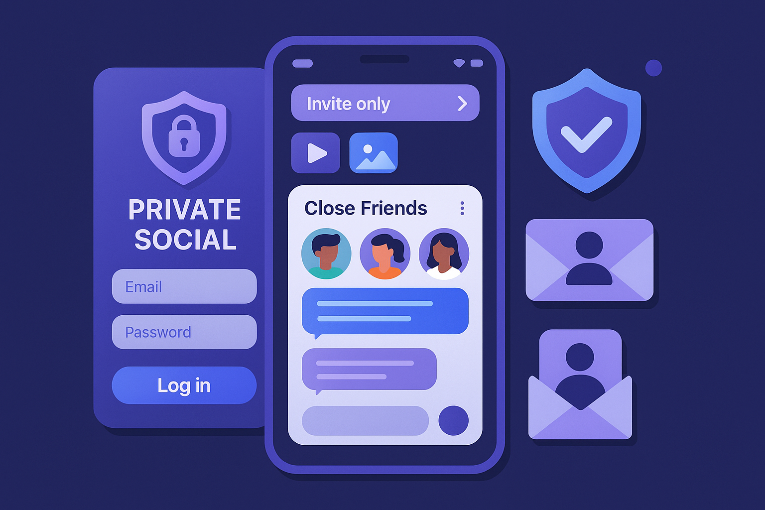 Private Social Network App