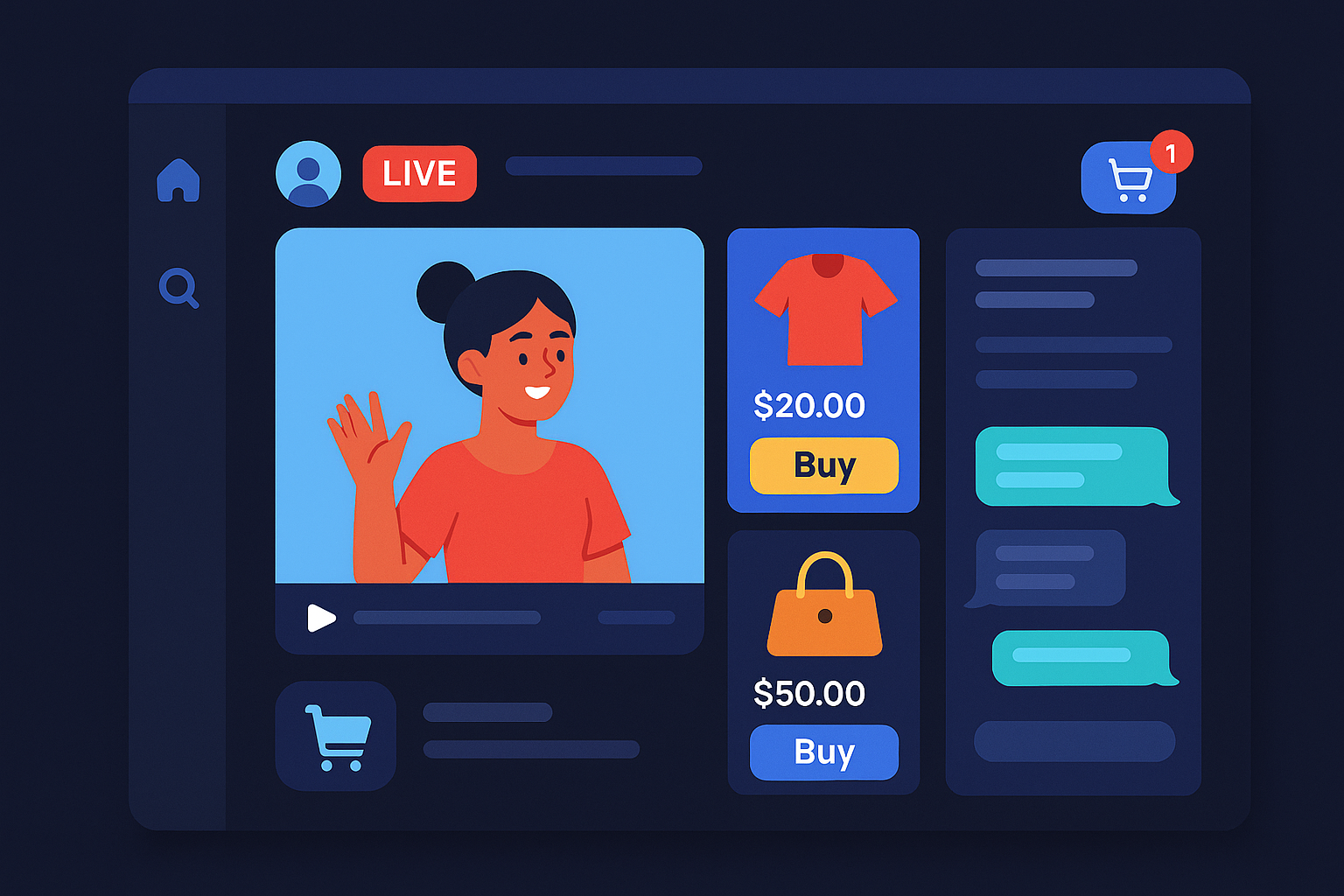 Live Stream Shopping Platform